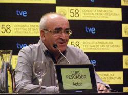 Luis Pescador, actor de Aita