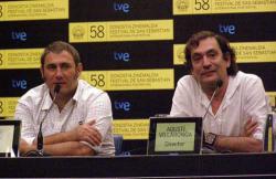 Agust Villaronga, director de Pa negre con Sergi Lpez