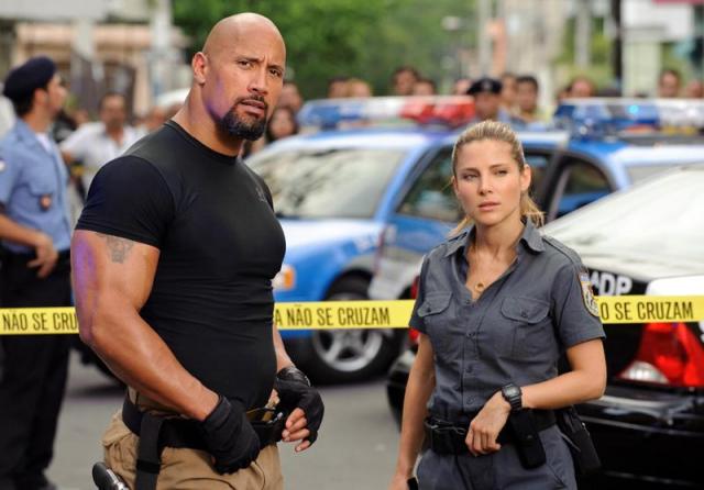 Dwayne Johnson y Elsa Pataky