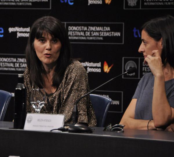 Maria Belon en la rueda de prensa de Lo imposible