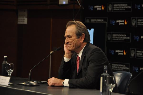 Tommy Lee Jones en la Rueda de prensa de Hope Spring