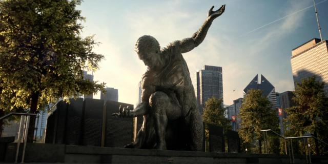 Superman estatua