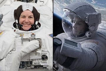 Comparación de astronautas