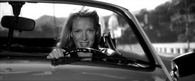 Kill Bill, Uma en coche